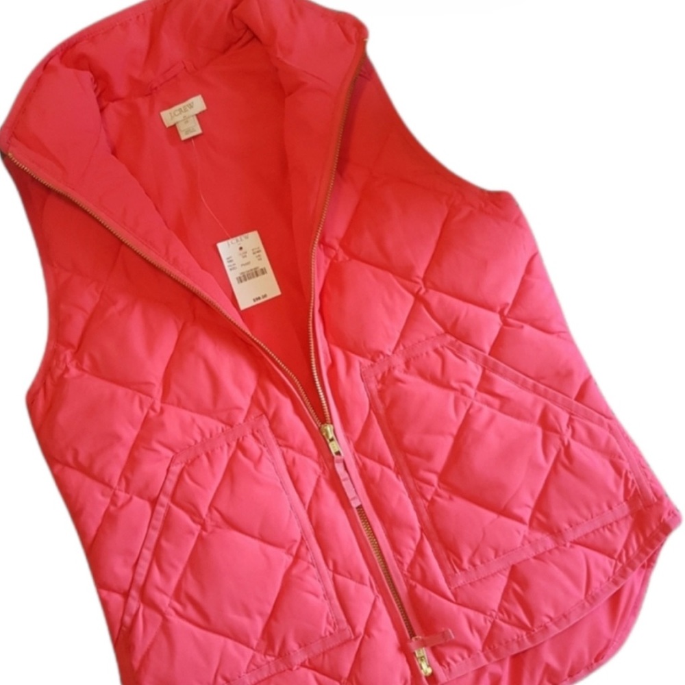 J. Crew Quilted Down Puffer Vest